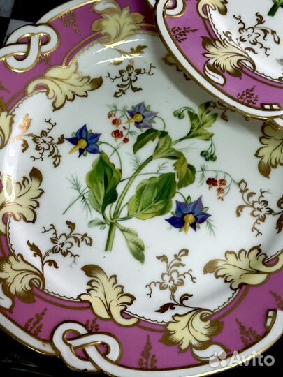 Антикварные тарелки Англия
