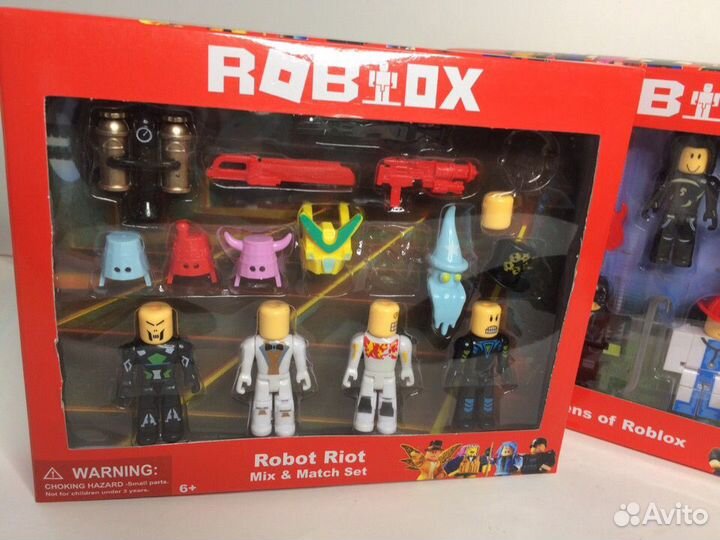 Набор Roblox 6в1 Герои + Аксессуары