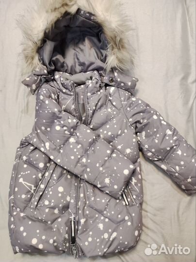 Куртка зимняя для девочки 104-110