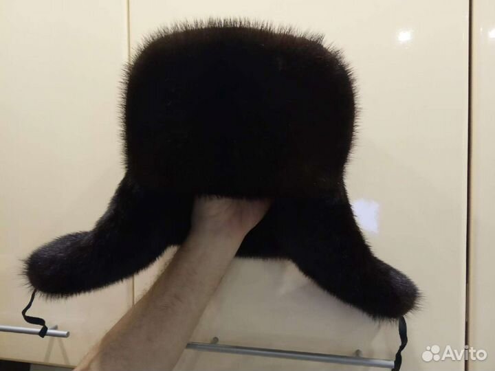 Норковая шапка мужская
