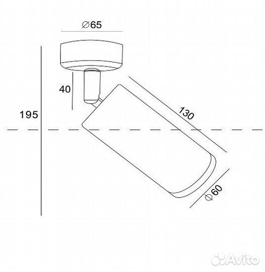 Спот Maytoni Focus C017CW-01MG