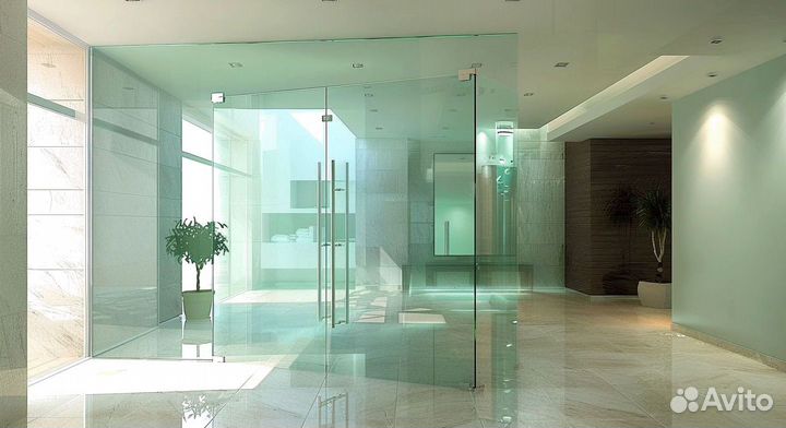 Раздвижные стеклянные перегородки