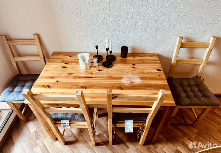 Кухонный стол и стулья бу IKEA