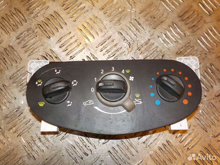 Рено логан блок управления отопителем