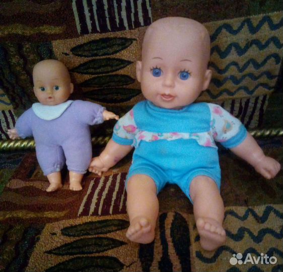 Пупсы с мягким телом 17 и 27 см