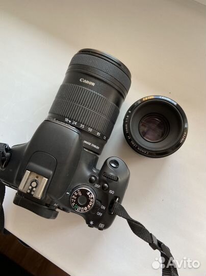 Canon eos 600d kit 18-135, canon ef 50mm 1,8