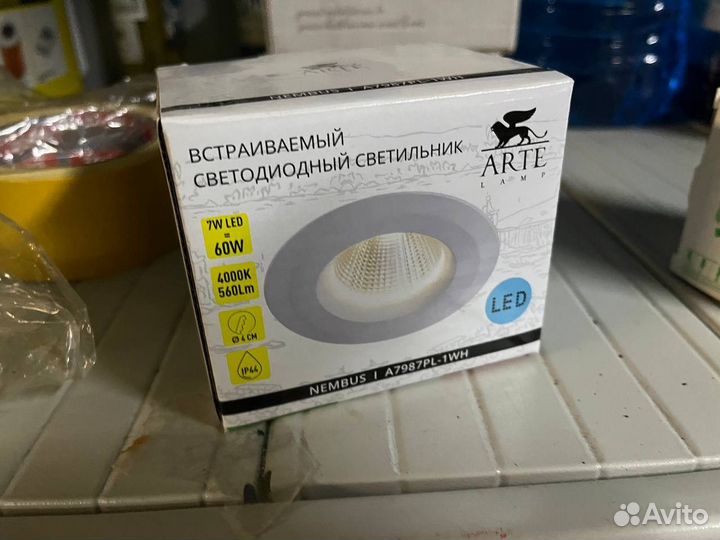 Встраиваемый светодиодный светильник arte lamp