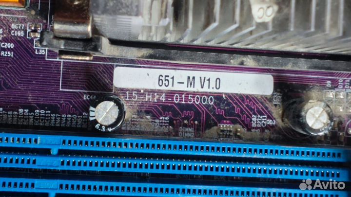 Материнская плата ECS 651-M. M V1.0
