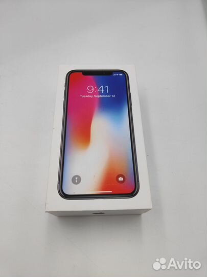 Коробка iPhone X Space Gray 64GB Оригинал