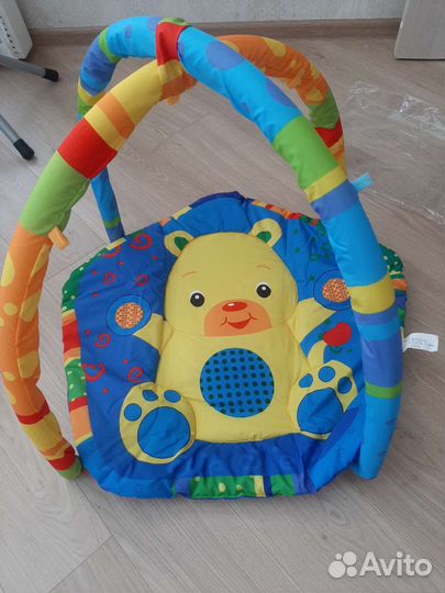 Развивающий коврик новый улыбка детства