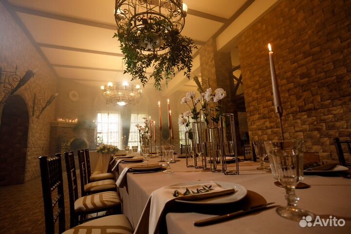 Банкетный каминный зал до 50 человек