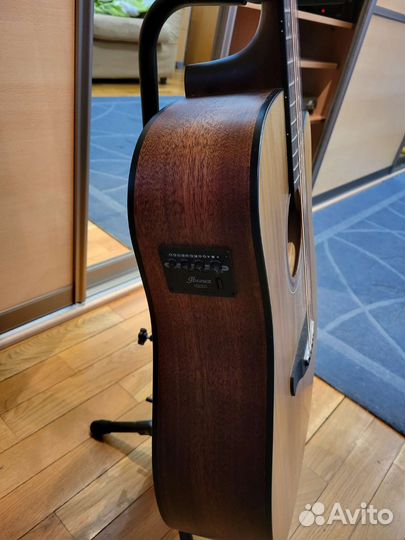 Электроакустическая гитара ibanez AW65ECE-LG