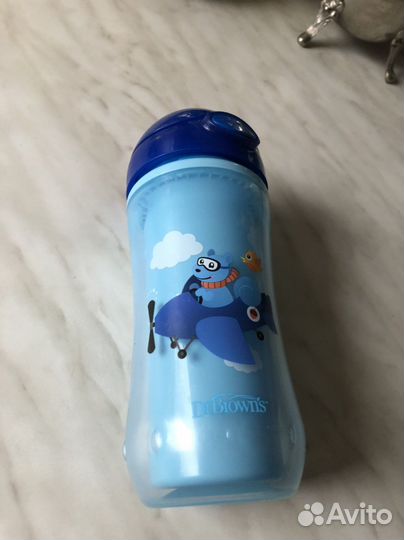 Детская бутылка с трубкой