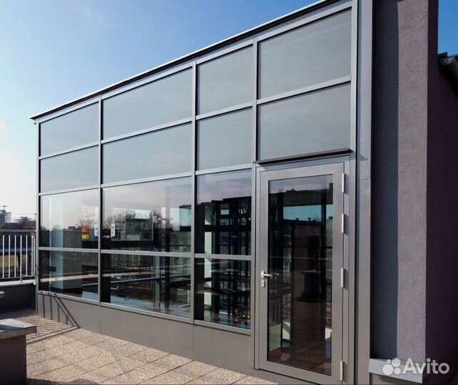 Алюминиевые витражные окна