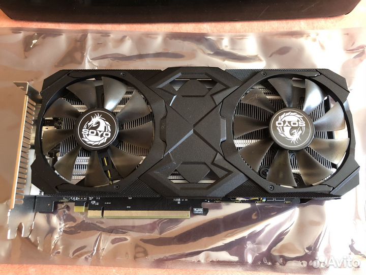 Видеокарта rx580 8gb soyo