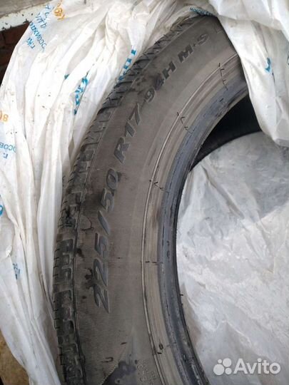 Резина р17 255/50 липучка