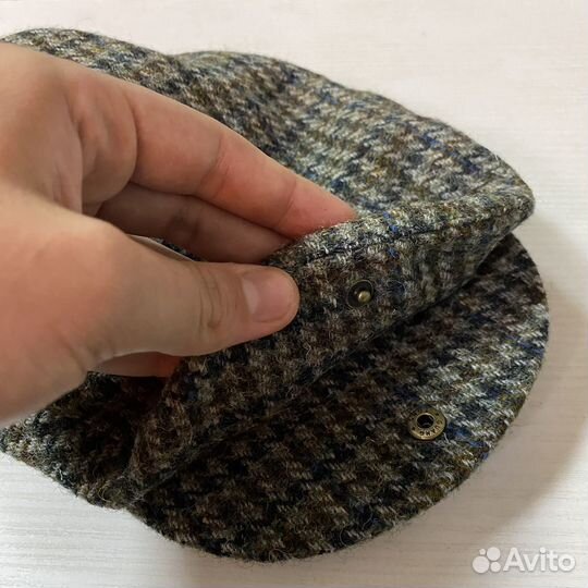 Твидовая кепка Harris Tweed