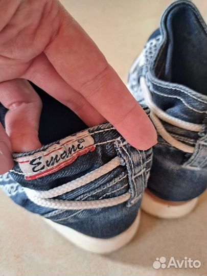 Джинсовые полусапожки