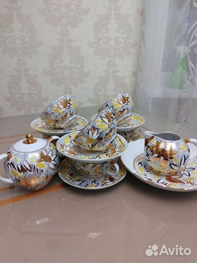 Сервиз чайный из тончайшего фарфора