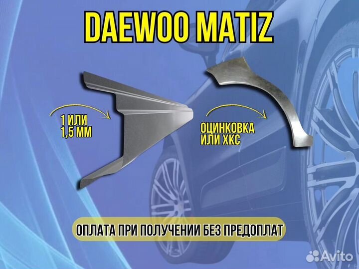 Ремонтные арки Chevrolet Cruze