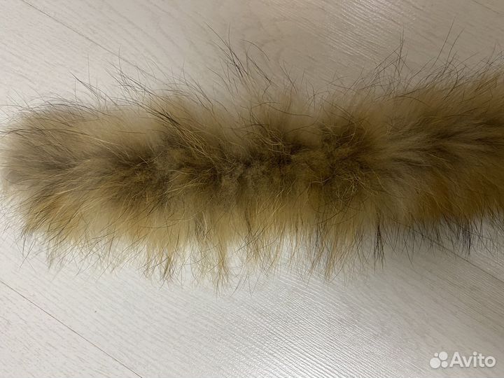 Опушка на капюшон енотик