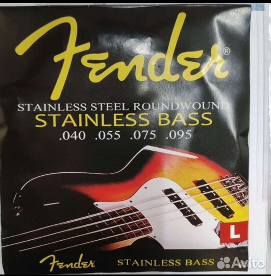 Струны для бас гитары Fender
