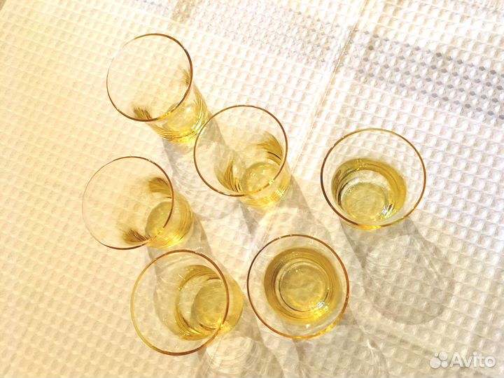 Редкие рюмки стопки 6 шт. Винтаж СССР. 1975 г