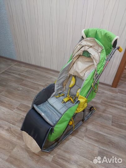 Коляска санки