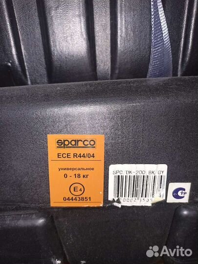Детское автокресло sparco