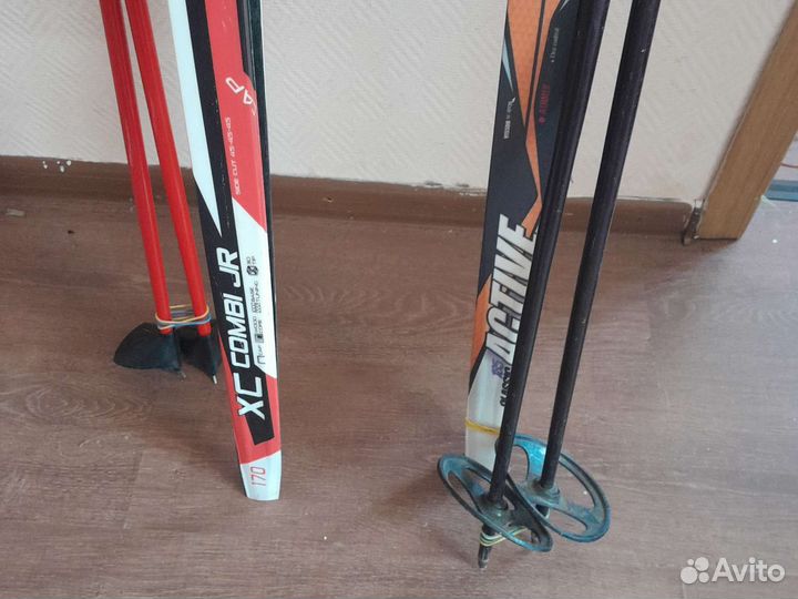 Лыжы с палками