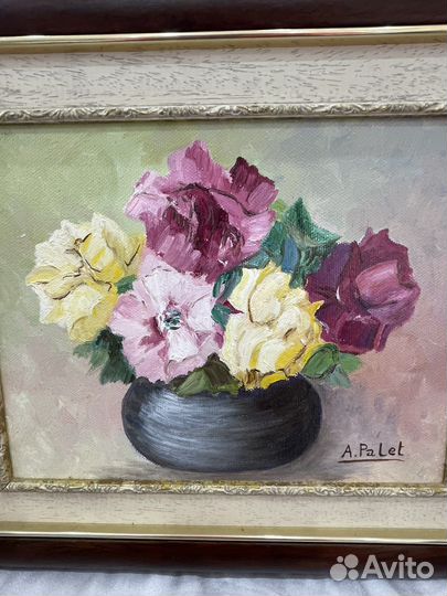 Картина Цветы. Холст, масло