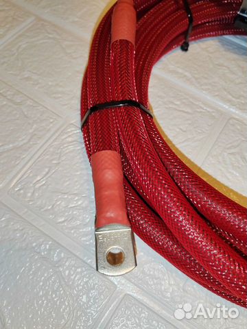 Автозвук силовой кабель 50мм2 0Ga объявление продам