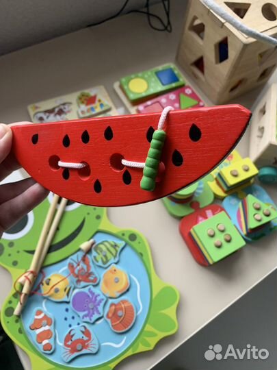 Развивающие деревянные игрушки