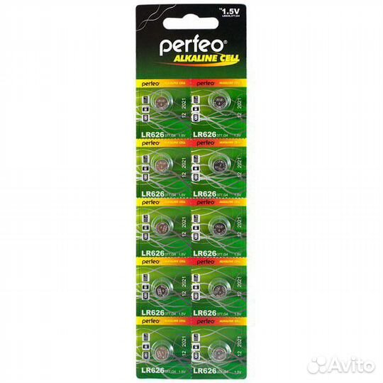 Батарейка щелочная LR66 (376, 377, AG4, G4, LR626)