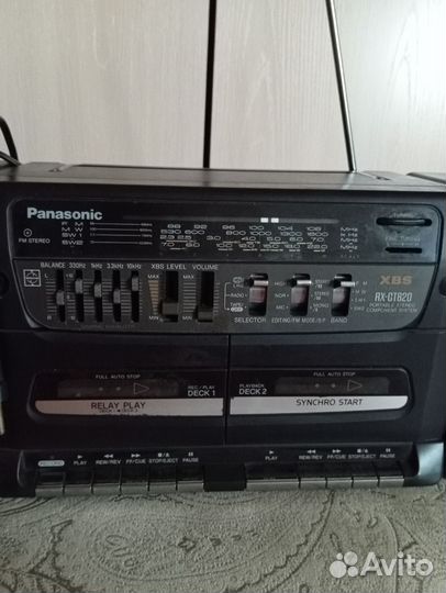 Кассетный магнитофон panasonic модель рх-ст 820