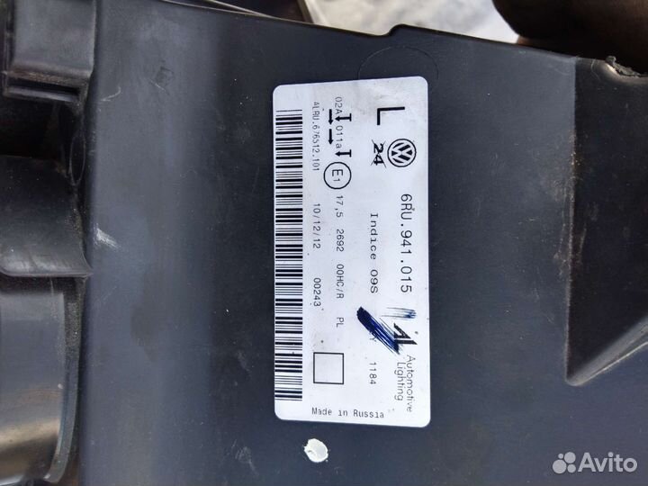 Фара volkswagen polo