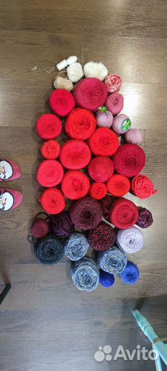 Пряжа нитки для вязания пакетом