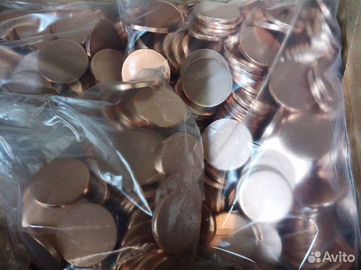 Заготовки под гравировку и чеканку сув. монет