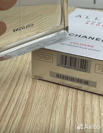 Духи Allure Homme Sport Cologne Chanel,100ml