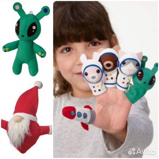 Мягкие игрушки Аftonsparv, Санта Икеа