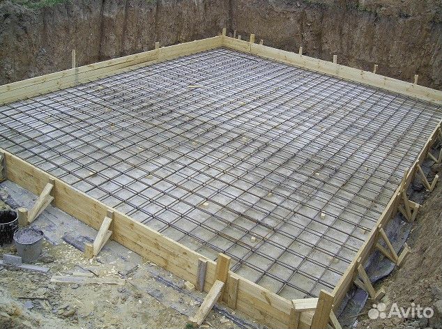 Заливка бетоном площадок