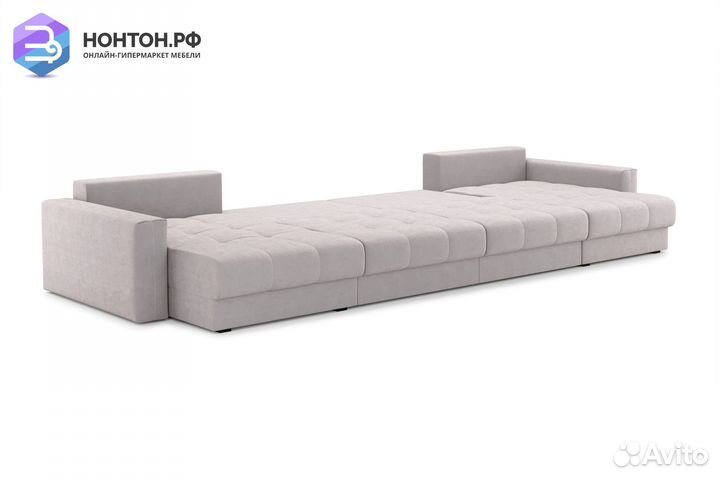 Диван п-образный тик-так Монарх М2О2 бежевый