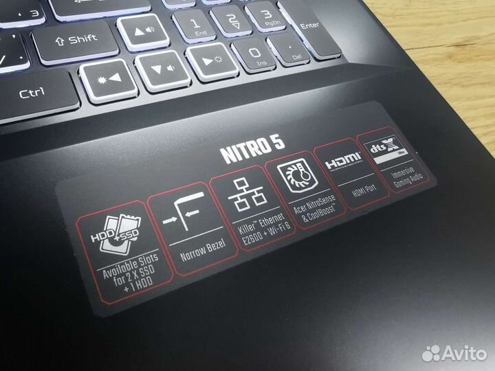 Новый ноутбук Acer nitro 5 an517-52-54 RTX 3060