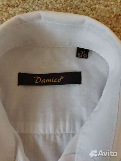 Рубашка школьная 128-134