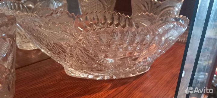 Хрустальные вазы(конфетница, фруктовница) СССР