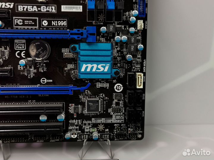 Мат.плата Socket LGA1155 MSI B75A-G41