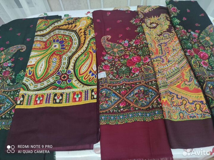 Платки шерстяные, Гульменди шелк