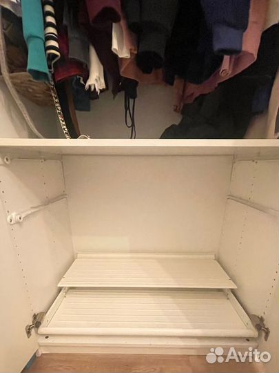 Шкафы распашные белый IKEA б/у