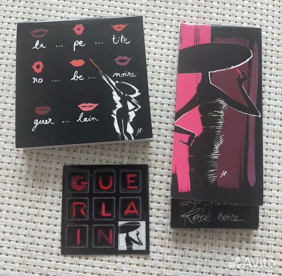 Guerlain Блокнот, пилки для ногтей, наклейки