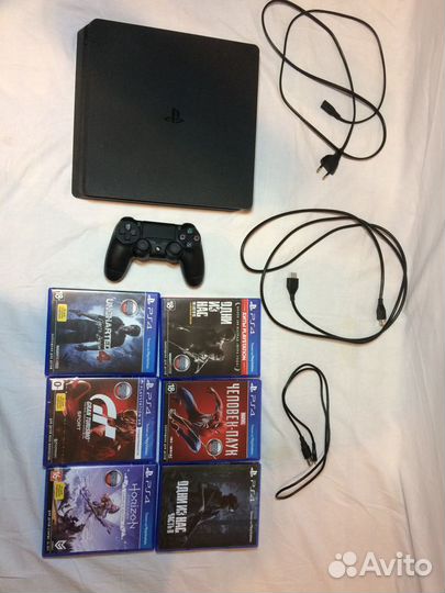 Sony PlayStation 4 Slim 500gb + 7 игр